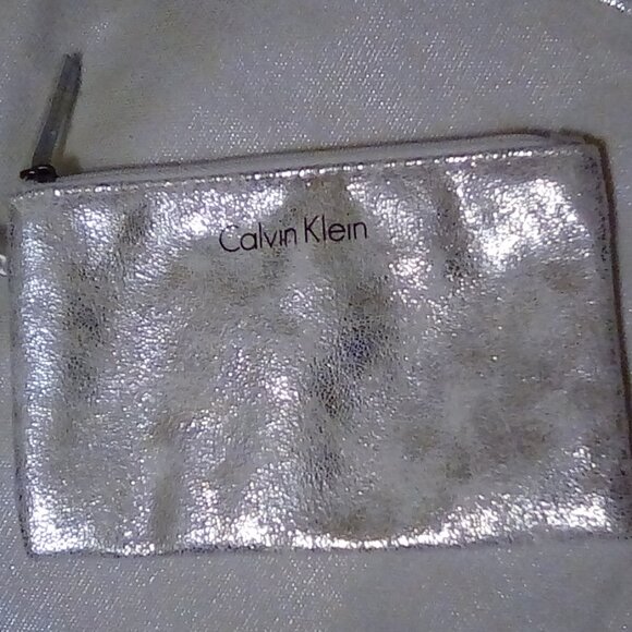 Calvin Klein White & Silver tote purse bag NWT - Picture 8 of 9